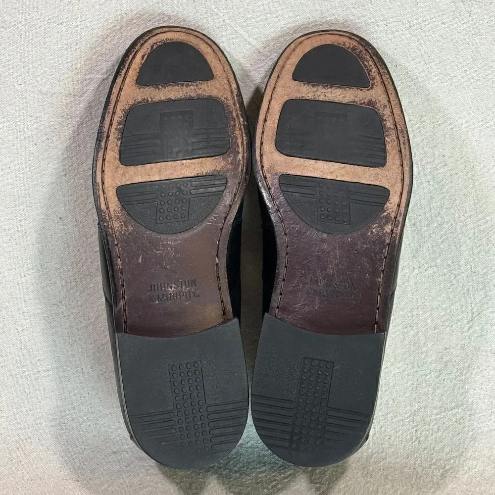 Johnston & Murphy Kiltie Tassel Loafers Moc Toe Mens Size 9.5M